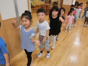 ５歳児の様子 富士見第一保育園